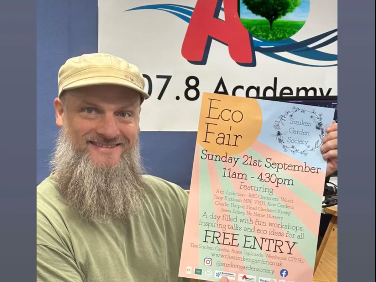 Peter Hasted from the Sunken Garden on Academy FM with Paul Rutters Aug 2025
